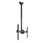 Tooq Supporto girevole da soffitto per TV da 32"-55" - Peso max 50 kg - VESA 400x400 mm