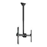 Tooq Supporto girevole da soffitto per TV da 37"-70" - Gestione dei cavi - Peso max 50 kg - VESA 600x400 mm