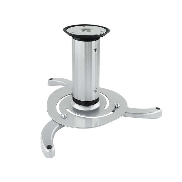 Tooq Supporto universale da soffitto per proiettore - Inclinabile e girevole - Peso massimo 10 kg - Colore argento Tooq Supporto universale da soffitto per proiettore - Inclinabile e girevole - Peso massimo 10 kg - Colore argento