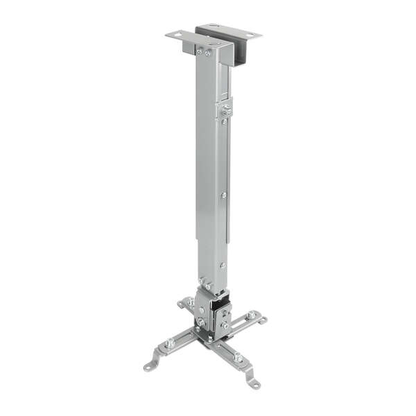 Tooq Supporto universale da soffitto per proiettore - Inclinabile e girevole - Peso massimo 20 kg - Colore argento Tooq Supporto universale da soffitto per proiettore - Inclinabile e girevole - Peso massimo 20 kg - Colore argento