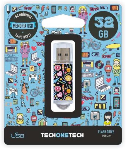 TechOneTech Candy Pop Memoria USB 2.0 32 GB (pendrive)