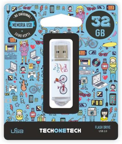 TechOneTech Be Bike Memoria USB 2.0 32 GB (chiavetta USB)