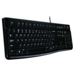 Logitech K120 Tastiera USB - Resistente agli schizzi - Cavo da 1