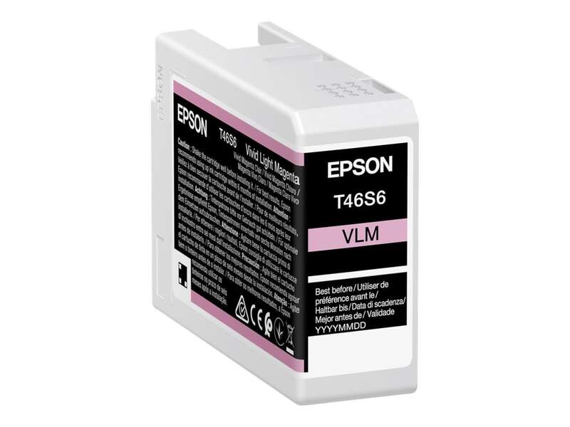 Epson T46S6 Magenta Light Vivido Cartuccia d'inchiostro originale - C13T46S600 Epson T46S6 Magenta Light Vivido Cartuccia d'inchiostro originale - C13T46S600