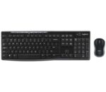 Logitech MK270 Pack Wireless USB Tastiera multimediale + Mouse 1000 dpi 3 pulsanti - Utilizzo ambidestro - Colore nero