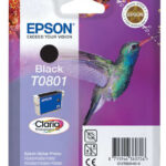 Epson T0801 Cartuccia d'inchiostro originale nera - C13T08014011