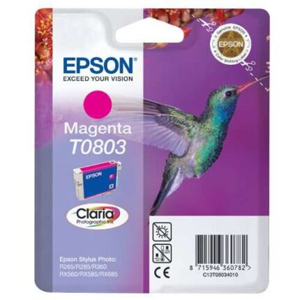 Epson T0803 Cartuccia d'inchiostro originale magenta - C13T08034011