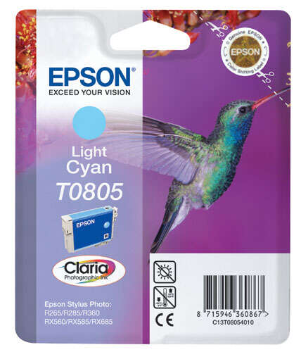 Epson T0805 Ciano chiaro Cartuccia d'inchiostro originale - C13T08054011