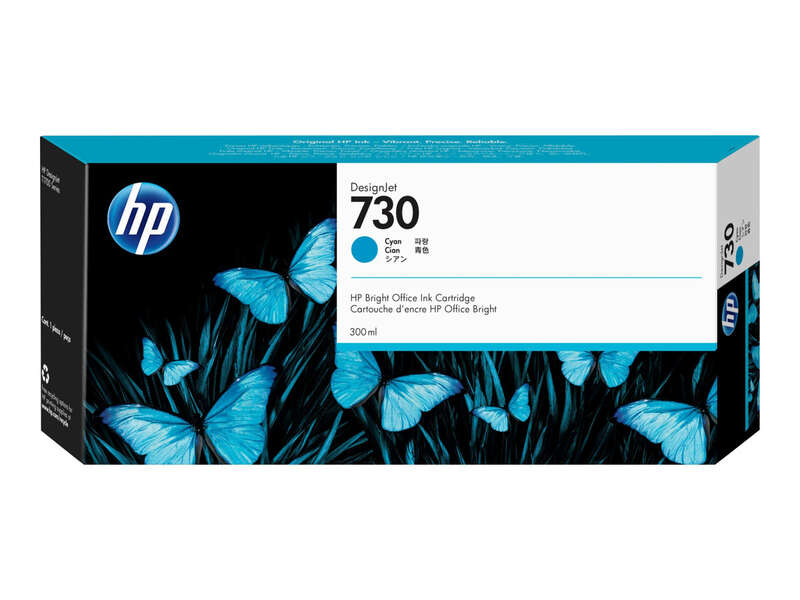 Cartuccia d'inchiostro originale HP 730 Ciano - P2V68A Cartuccia d'inchiostro originale HP 730 Ciano - P2V68A