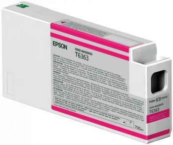 Epson T6363 Magenta Vivido Cartuccia d'inchiostro originale - C13T636300 Epson T6363 Magenta Vivido Cartuccia d'inchiostro originale - C13T636300