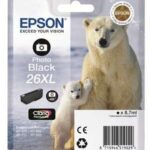 Epson T2631 (26XL) Nero Foto Cartuccia d'inchiostro originale - C13T26314012