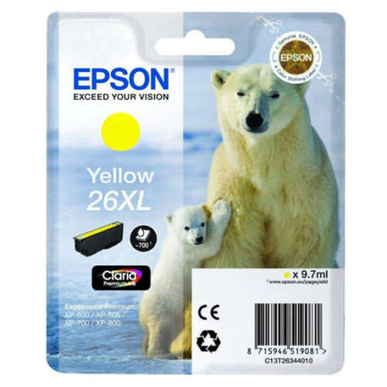 Epson T2634 (26XL) Giallo Cartuccia d'inchiostro originale - C13T26344012