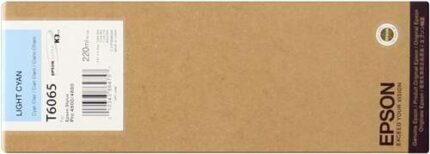 Cartuccia d'inchiostro originale Epson T6065 Cyan Light - C13T606500