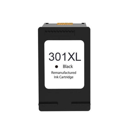 Cartuccia d'inchiostro nera HP 301XL rigenerata - Indicatore del livello d'inchiostro - Sostituisce CH563EE/CH561EE