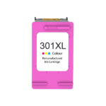Cartuccia d'inchiostro a colori HP 301XL rigenerata - Indicatore del livello d'inchiostro - Sostituisce CH564EE/CH562EE