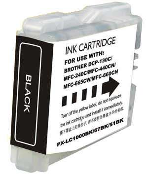 Brother LC1000XL/LC970XL Nero Cartuccia d'inchiostro generica - Sostituisce LC1000BK/LC970BK