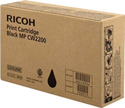 Ricoh Aficio MP-CW2200SP Nero Cartuccia d'inchiostro originale - 841635/MP CW2200BK