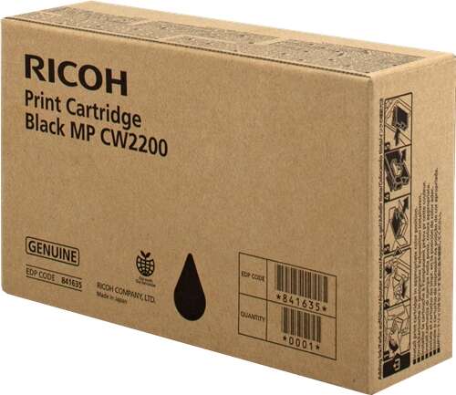 Ricoh Aficio MP-CW2200SP Nero Cartuccia d'inchiostro originale - 841635/MP CW2200BK Ricoh Aficio MP-CW2200SP Nero Cartuccia d'inchiostro originale - 841635/MP CW2200BK