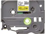 Brother TZe631 Nastro laminato originale per etichette - Testo nero su sfondo giallo - Larghezza 12 mm x 8 metri
