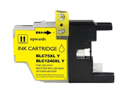 Brother LC1240XL/LC1220XL/LC1280XL Giallo Cartuccia d'inchiostro generica - Sostituisce LC1240Y/LC1220Y/LC1280XLY