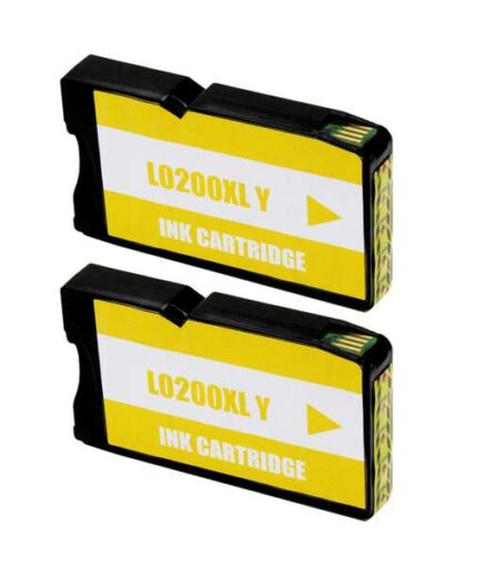 Lexmark 200XL Giallo Confezione da 2 cartucce d'inchiostro generiche - Sostituisce 14L0200