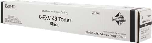 Cartuccia toner originale Canon CEXV49 nera - 8524B002 Cartuccia toner originale Canon CEXV49 nera - 8524B002