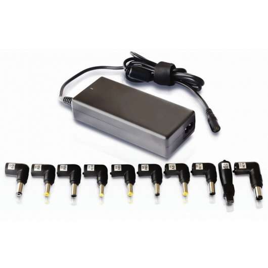 Leotec Caricabatterie universale automatico per laptop 90W - 10 connettori diversi Leotec Caricabatterie universale automatico per laptop 90W - 10 connettori diversi