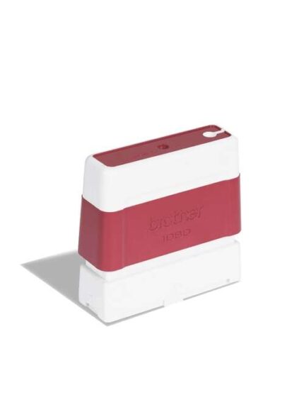 Brother PR1060R6P Confezione da 6 supporti per timbri originali - 10x60 mm - Colore rosso