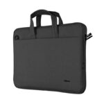 Trust Bologna Custodia per laptop fino a 16" - Realizzata con materiali riciclati - Scomparto esterno - Imbottitura - Maniglia e tracolla per il trasporto