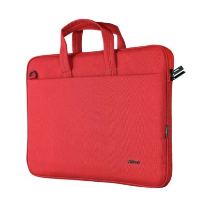 Trust Bologna Custodia per laptop fino a 16" - Realizzata con materiali riciclati - Scomparto esterno - Imbottitura - Maniglia e tracolla per il trasporto