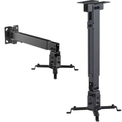 Cromad Supporto da soffitto/parete per proiettore - Estensibile e inclinabile - Peso max. 20 kg