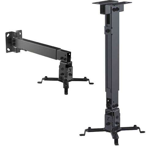 Cromad Supporto da soffitto/parete per proiettore - Estensibile e inclinabile - Peso max. 20 kg Cromad Supporto da soffitto/parete per proiettore - Estensibile e inclinabile - Peso max. 20 kg