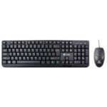 Cromad Pack USB Tastiera + Mouse 1000dpi 3 pulsanti