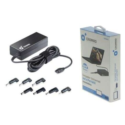 Cromad Caricabatterie universale automatico per laptop 65W - 8 connettori diversi