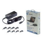 Cromad Caricabatterie universale automatico per laptop 45W - 8 connettori diversi