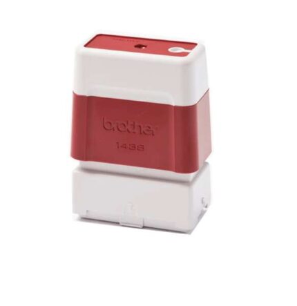 Brother PR1438R6P Confezione da 6 supporti per timbri originali - 14x38 mm - Colore rosso