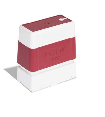 Brother PR1850R6P Confezione da 6 supporti per timbri originali - 18x50 mm - Colore rosso