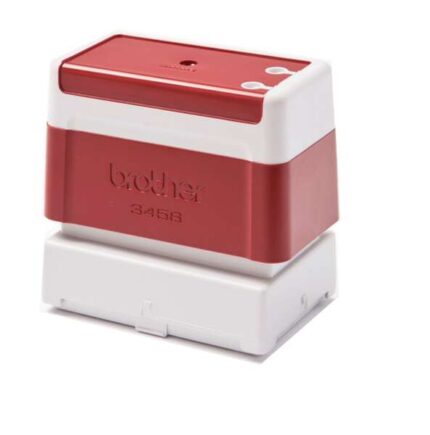 Brother PR3458R6P Confezione da 6 supporti per timbri originali - 34x58 mm - Colore rosso