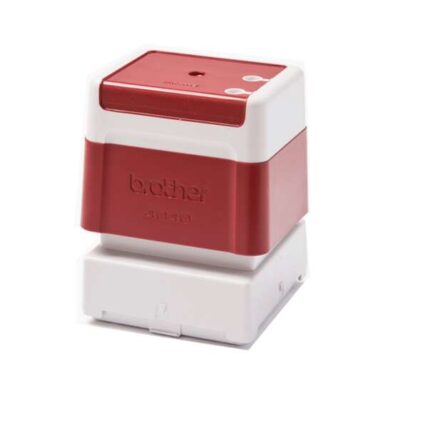 Brother PR4040R6P Confezione da 6 supporti per timbri originali - 40x40 mm - Colore rosso
