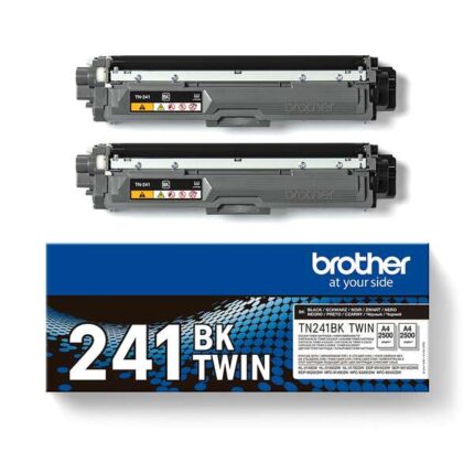 Brother TN241 Nero Confezione da 2 cartucce toner originali - TN241BKTWIN