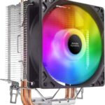 Mars Gaming Ventola CPU 90 mm con dissipatore - Illuminazione RGB - Fino a 130 W - Velocità max. 2200 rpm - 2 heatpipe