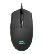 Mars Gaming MMG Mouse Gaming USB 3200 dpi - 6 pulsanti - Illuminazione LED RGB - Per destrimani - Cavo da 1