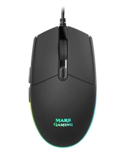 Mars Gaming MMG Mouse Gaming USB 3200 dpi - 6 pulsanti - Illuminazione LED RGB - Per destrimani - Cavo da 1