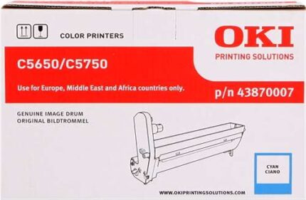 OKI C5650/C5750 Ciano Tamburo immagine originale - 43870007 (Drum)