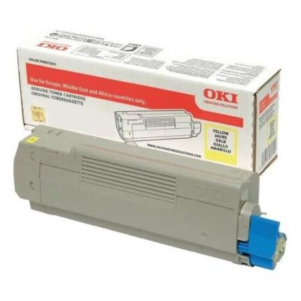 OKI C712 Giallo Cartuccia toner originale - 46507613