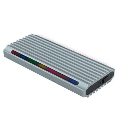 Tooq Shinobi Custodia esterna SSD M.2 NGFF/NVMe USB-A 3.1 Gen2 RGB