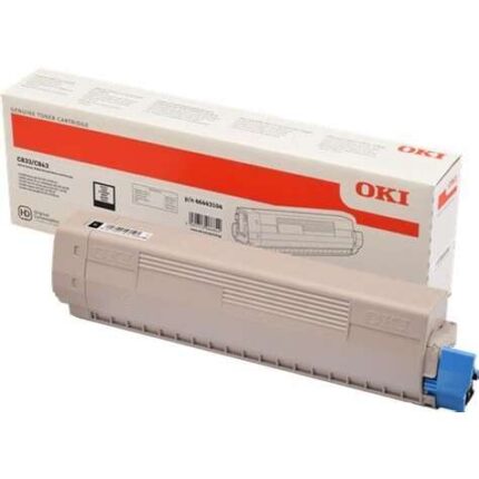 OKI C833/C843 Nero Cartuccia toner originale - 46443104