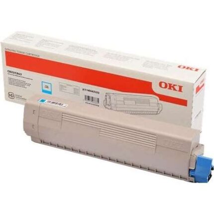 OKI C833/C843 Ciano Cartuccia toner originale - 46443103