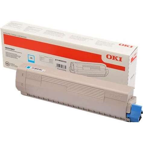 OKI C833/C843 Ciano Cartuccia toner originale - 46443103 OKI C833/C843 Ciano Cartuccia toner originale - 46443103