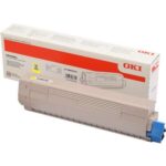 OKI C833/C843 Giallo Cartuccia toner originale - 46443101